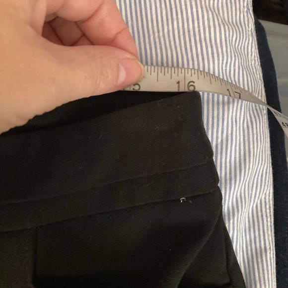 Rafaella Pants Womens Sz 12P Petite Black Curvy Fit Slim Dress Stretch Pockets - Picture 4 of 9